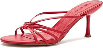 Steve Madden Edna Womens Sandals Red Leather : 7.5 M