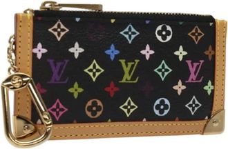 Louis Vuitton Pre-owned Wallets, female, Black, Size: ONE SIZE Pre-owned Canvas Wallet