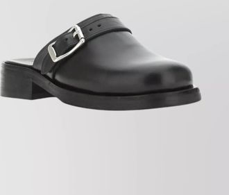 Our Legacy leather buckle-strap mules