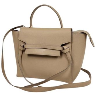 Celine Pre-owned Handbags, female, Beige, Size: ONE SIZE Pre-owned Vintage Handbag