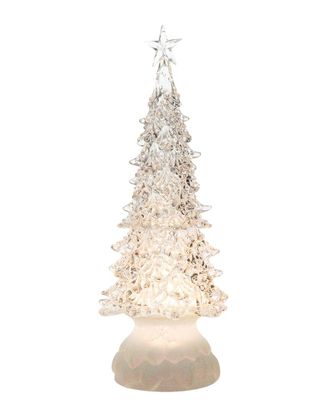 Glitzhome Handmade Christmas Lighted Rotating Table Tree