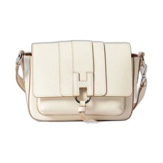 Hogan Trend Flap Bag - Dames - Tassen - Beige - Maat: ONE Size Leer