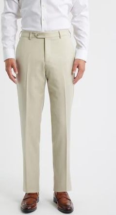 Zanella Parker Stretch Wool Trousers in Natural at Nordstrom Rack, Size 42 X R
