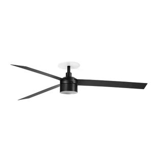 Netlighting Cruiser Recessed 132cm TEK LED Ceiling Fan Matt Black 2700K