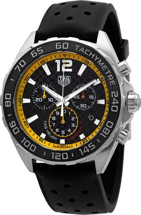 Tag Heuer Formula 1 Chronograph Quartz Black Dial Mens Watch CAZ101AC.FT8024