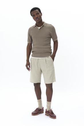 Matinique Short Regular fit beige