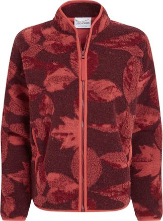 Craghoppers Womens/Ladies Catalina Leaf Print Fleece Jacket (Sumac Red) - Dark Red - Size 14 UK