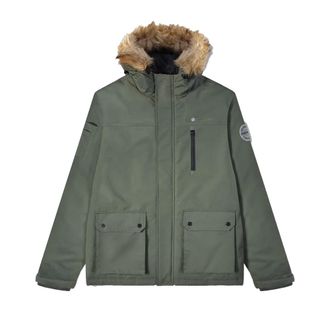 Lambretta Mens AW25 Utility Parka (Khaki Green) - Size X-Large