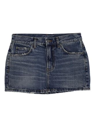 Fiorucci five-pocket mini skirt - Blue