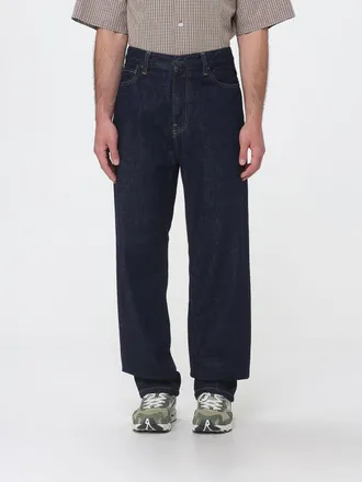 Carhartt Work in Progress Jeans Aaron a gamba larga in denim