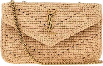 Saint Laurent Natural Loulou Mini Shoulder Bag