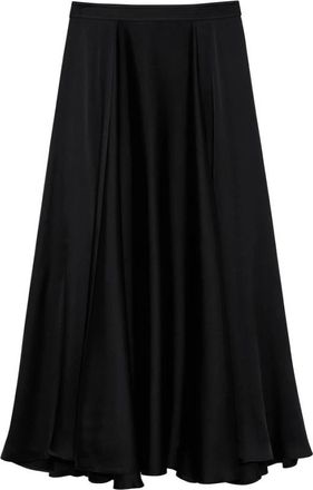 Anine Bing Rokken, Dames, Zwart, S, Leer, A-lijn Maxi Rok
