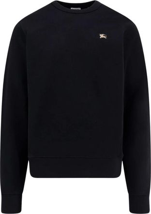 Burberry Zwarte Truien voor Vrouwen - Heren - Sweatshirts - Zwart - S - Katoen - Hoodies & sweatvesten