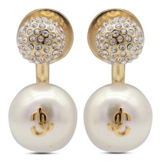 Jimmy Choo London Bijoux Gold/White/Crystal