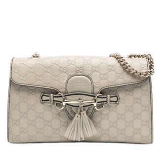 Gucci Tweedekans Medium Guccissima Emily Schoudertas