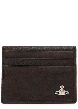 Vivienne Westwood Man Leather Card Holder - Brown - One Size
