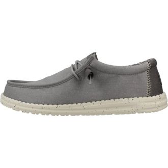 Hey Dude Wally Stretch Canvas - Shoes - Hombre - Gris - 41 EU