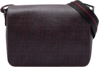 Fendi Pre-owned Cross Body Bags, female, Red, Size: ONE SIZE Pre-owned Fabric Crossbody Bag