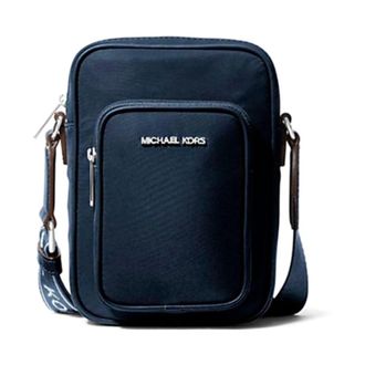 Michael Kors Messenger Bags, female, Blue, Size: ONE SIZE Nylon Messenger Bag with Adjustable Strap