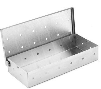 OEM Set Di Utensili Per Barbecue - Affumicatore Universale In Acciaio Inox, Per Affumicatura A Legna E Aroma, Compatibile Con Griglie A Gas, A Carbone E E