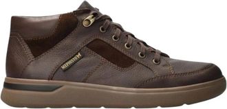 Mephisto Sportieve en casual Orton hoge herensneaker - Heren - Sneakers - Bruin - 40 1/2 EU - Leer - Schoenen