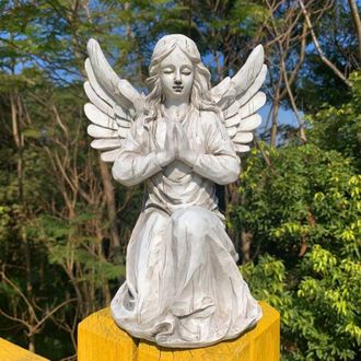 OEM Estatua Religiosa Conmemorativa De &Aacute;ngel Para Jard&iacute;n - Impermeable - Decoraci&oacute;n Art&iacute;stica Para Patio, C&eacute;sped, Terraza O Inauguraci&oacute;n De Casa -crezuo