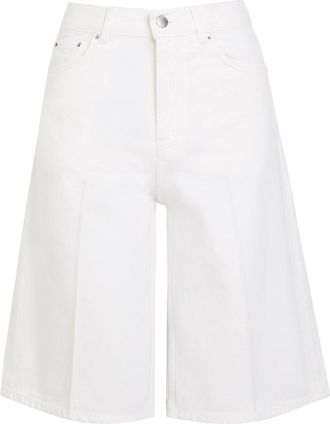Toteme Denim Shorts - White - 40 (UK12 / M)