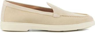 Santoni Slip-On Loafers - Dames - Loafers - Beige - 40 EU - Leer - Schoenen