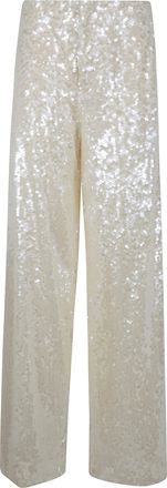 Alberta Ferretti Wide Leg Sequins Trousers