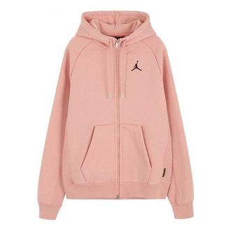 Air Jordan Flying Man Embroidered Sports Hooded Jacket Pink CD8734-606