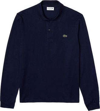 Lacoste Klassieke L.12.12 Polo met Lange Mouwen - Heren - Polos - Blauw - L - Katoen - Tops