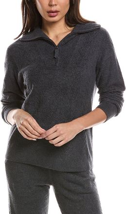 Barefoot Dreams Cozychic Lite Cable 1/2-Zip Pullover