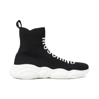 Moschino Sneakers, female, Multicolor, Size: 10 US High Sock Sneakers Teddy Shoes