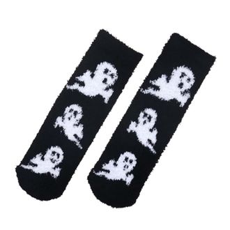 Generic Halloween Fluffy Socks, Halloween Gifts Stockings Costumes Funky Socks Sock For Women Pumpkin Sock Skeleton Bat Ghost Horror Gifts for Winter Festival