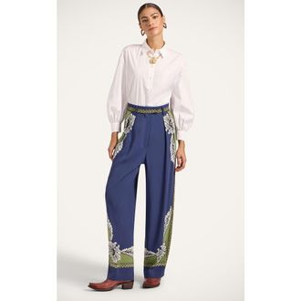 La DoubleJ Brooklyn Pants Plac&eacute;e in Bounty Plac&eacute;e Navy at Nordstrom, Size X-Large
