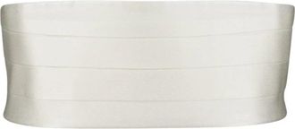 Stella McCartney Cr&egrave;me Grosgrain Cummerbund - Dames - Riemen - Beige - M - Accessoires