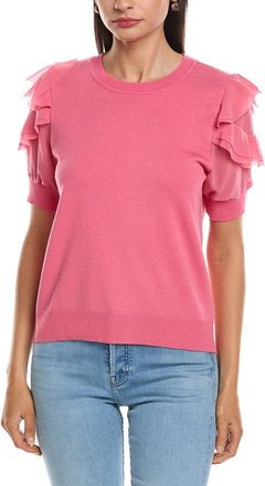 Nanette Lepore Ruffle Sleeve Top