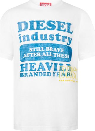 Diesel Heren Still Brave T-Shirt (Off White)