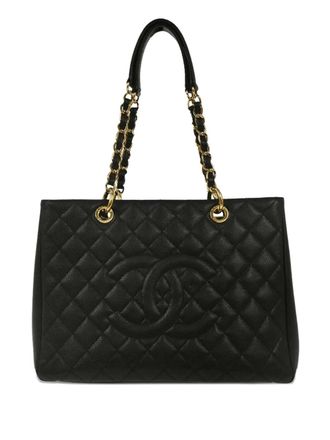 Chanel 2012-2013 Grand Shopping tote bag - women - Caviar Leather - One Size - Black