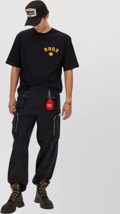 Dsquared2 cotton loose fit trousers