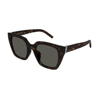 Saint Laurent SL M143 002 Sunglasses - female - Saint Laurent - Sunglasses - Brown - 51 MM - Accessories