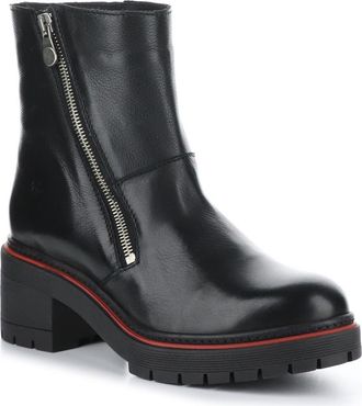 Bos. & Co. Zap Waterproof Suede Bootie in Black Feel Leather at Nordstrom Rack, Size 10-10.5Us / 41Eu