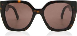 Gucci GG1300S 002 Womens Sunglasses Tortoiseshell Size 55 - Free RX Lenses - Free RX Lenses