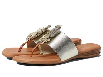 André Assous Novalee Featherweight Sandal Womens Shoes Platino : 11 M, Leather