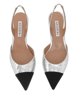 Aquazzura pointed toe pumps - Silver
