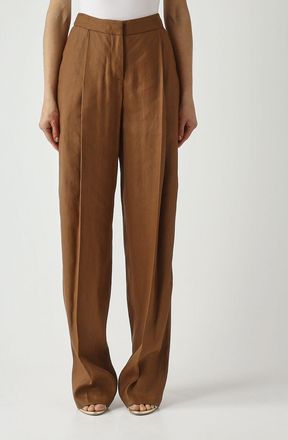 Elisabetta Franchi Pantaloni palazzo Elisabetta Franchi in misto lino
