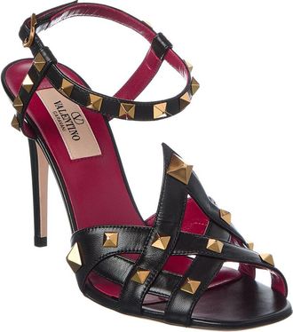 Valentino Vlogo 100 Leather Sandal