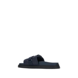 Fendi Heren, Schoenen, Blauw, Maat: 40 EU Leer