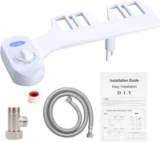 OEM Inodoro-ducha De Lujo Para Un Cuidado &Iacute;ntimo &Oacute;ptimo Ducha &Iacute;ntima Con Agua Tibia Funci&oacute;n Para Mujeres Con Manguera Trenzada De 63 Cm, Limpiador De Carr