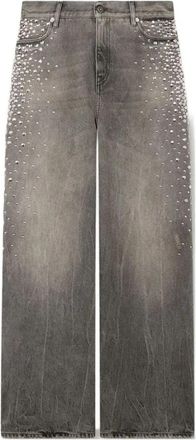 Golden Goose Studded Boyfriend Jeans - Dames - Loose Fit Jeans - Grijs - W26 - Denim - Jeans